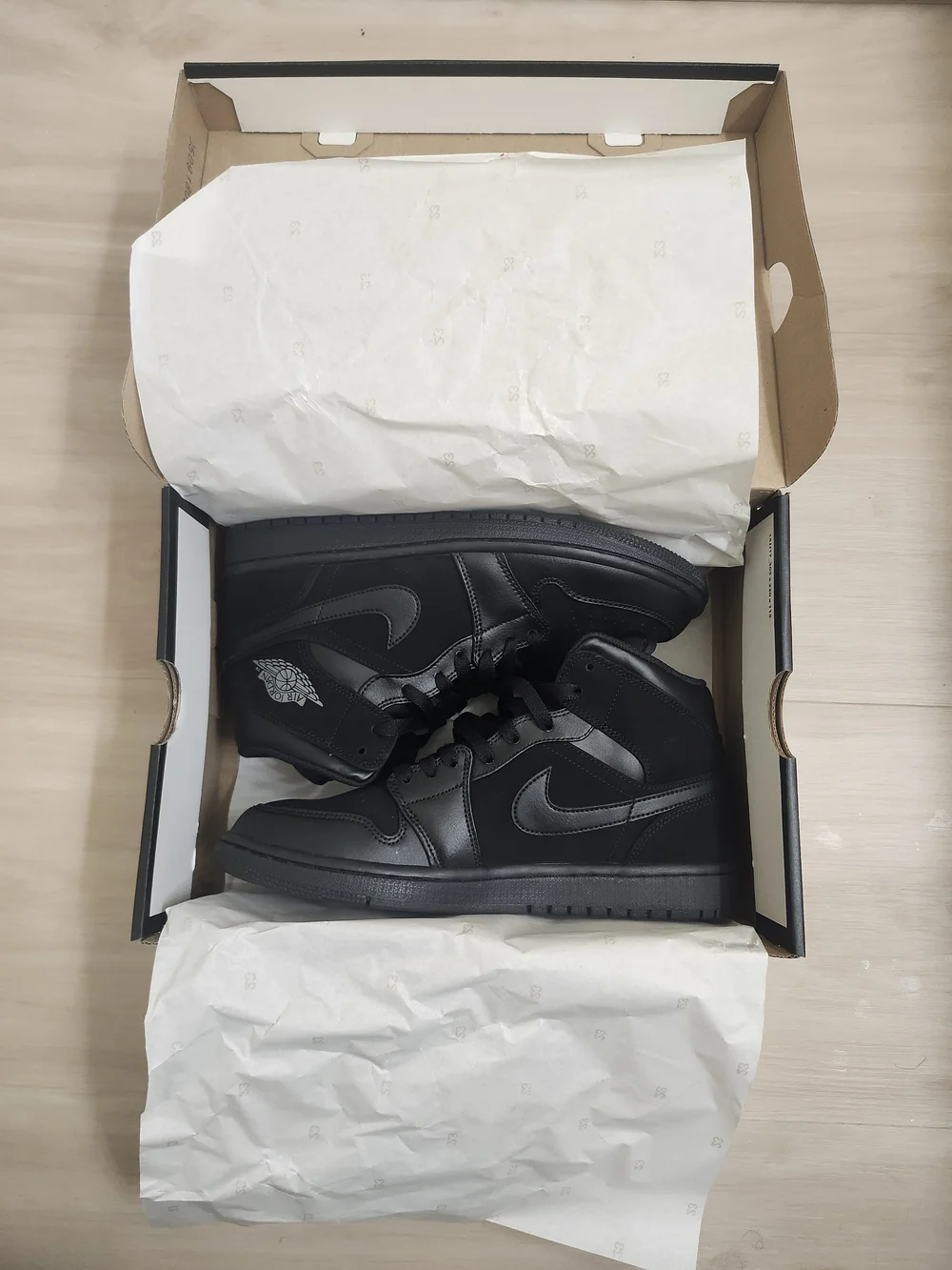 Jordan All-Black High Top Sneakers